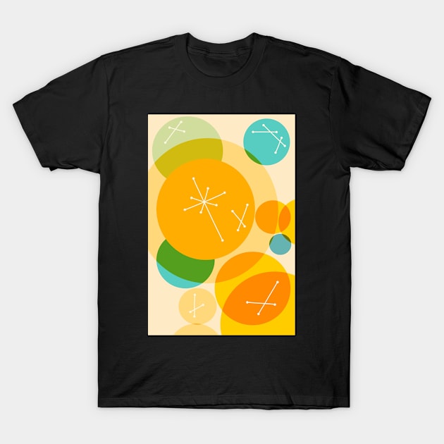 Atomic Space Age #2 T-Shirt by Debra Cox 